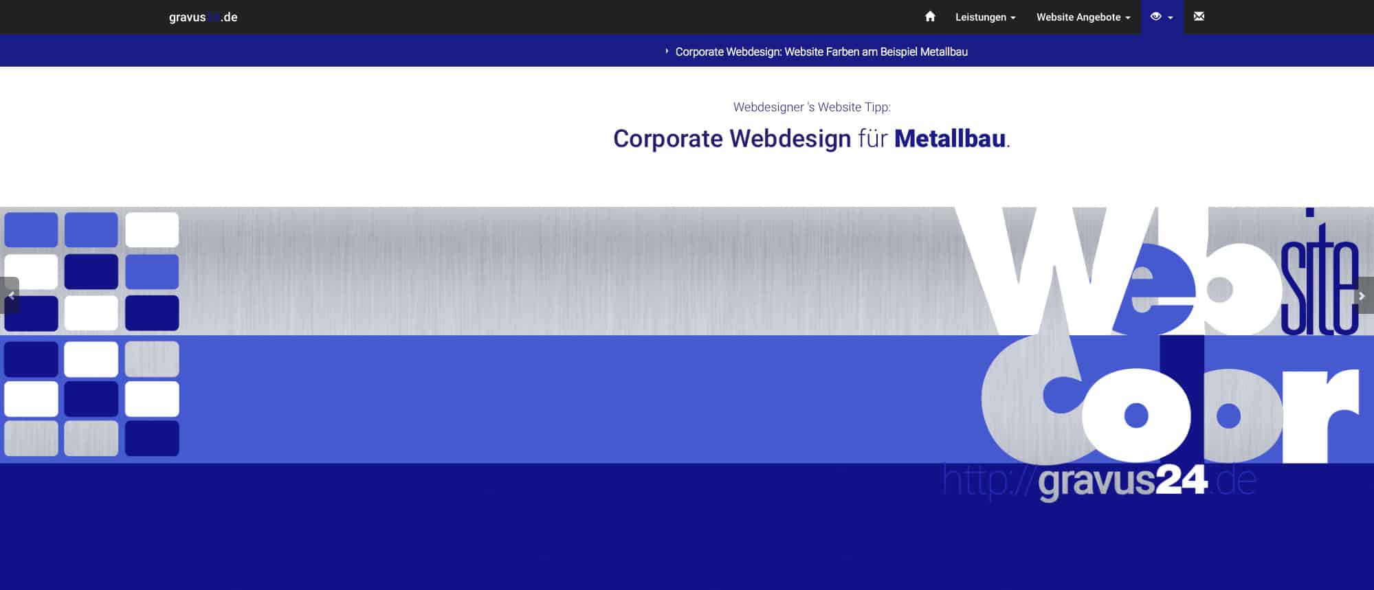 webdesigner farbtipp metallbau