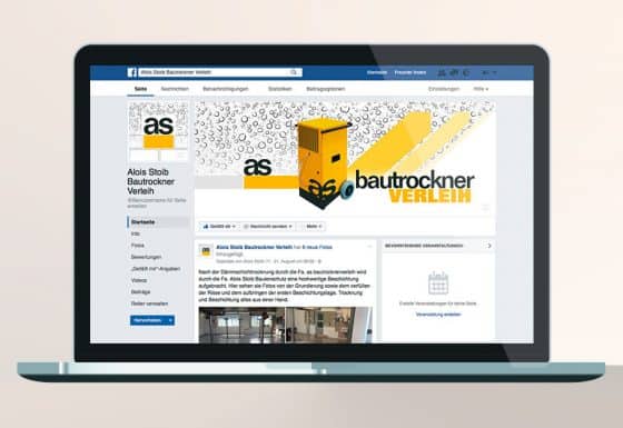 Webdesign Facebook Website
