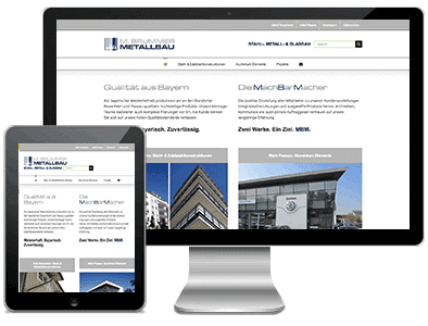 corporate webdesign metallbau