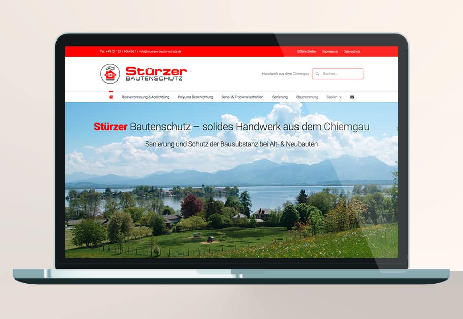 SEO WordPress Website Stürzer