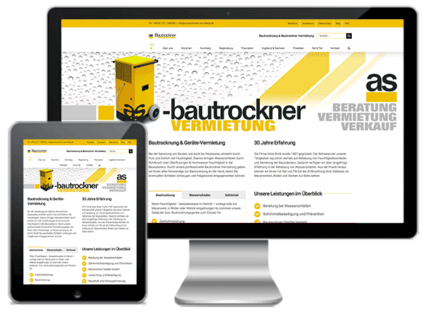 wordpress website beispiel